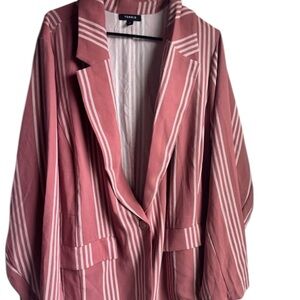 Torrid Mauve Striped Blazer
